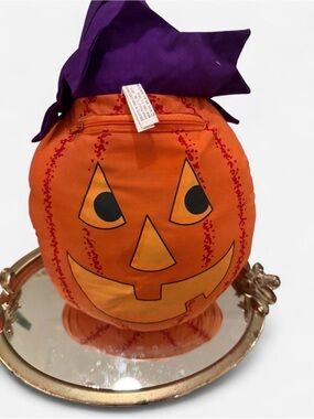 Vintage Avon Light-Up Jack O’ Lantern Pumpkin Witch Hat Halloween Decor